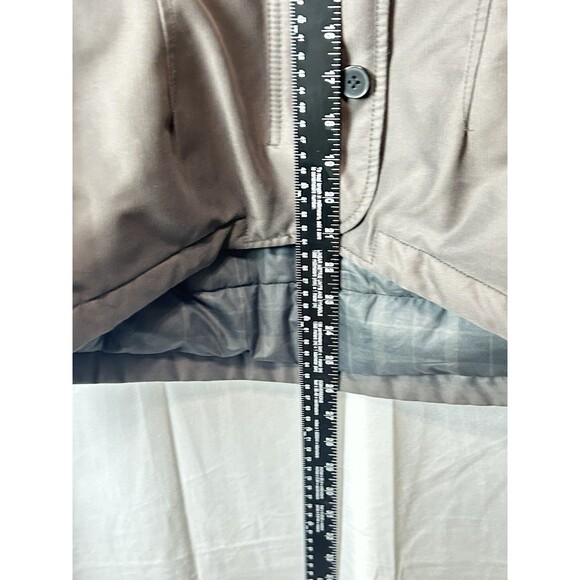 NAU‎ Womens S Goose Down Feather Gray Canvas Collared Zipped Jacket - Picture 2 of 10